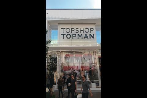 In February Topshop will celebrate its second birthday in Los Angeles and as the anniversary approaches, this store continues to stand out from its US rivals in the long-established open-air shopping centre that is The Grove.